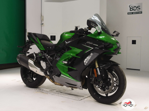 Мотоцикл KAWASAKI Ninja H2 SX 2022, Зеленый фото 3