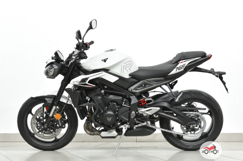 Мотоцикл TRIUMPH Street Triple 2023, Белый фото 4