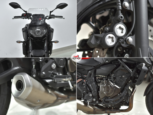 Мотоцикл YAMAHA MT-07А 2020, Черный фото 10