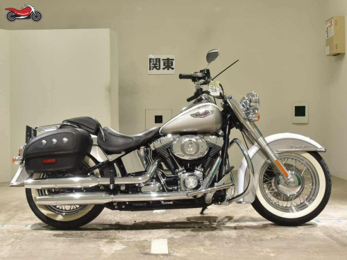 Мотоцикл Harley-Davidson Softail Deluxe 2009, БЕЛЫЙ