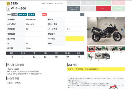 Мотоцикл SUZUKI V-Strom 800DE 2023, Черный фото 11