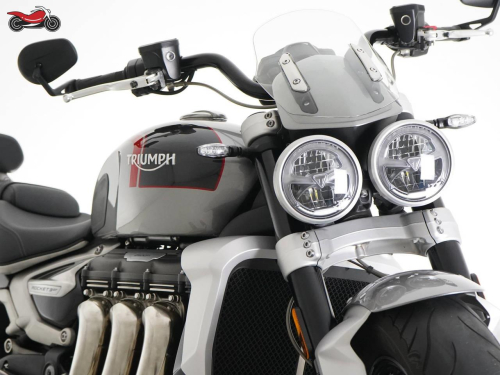 Мотоцикл Triumph Rocket III 2021, СЕРЫЙ фото 10