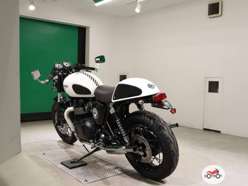 Мотоцикл TRIUMPH Thruxton 2015, белый фото 6