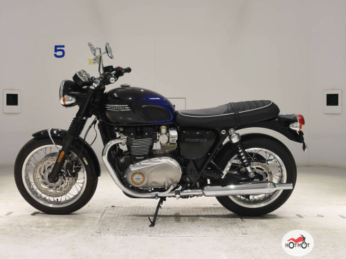 Мотоцикл TRIUMPH Bonneville T120 2024, черный