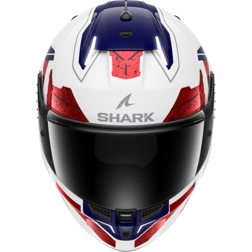 Шлем Shark SKWAL i3 RHAD White/Chrome/Red фото 3