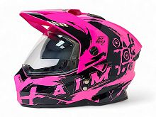 Шлем детский AiM JK802Y Pink/Black