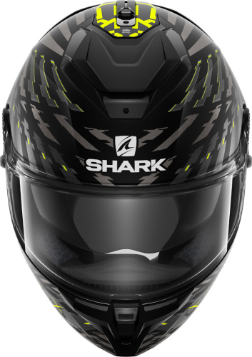 Шлем Shark SPARTAN GT E-BRAKE BCL. MICR. MAT Black/Grey/Yellow фото 3