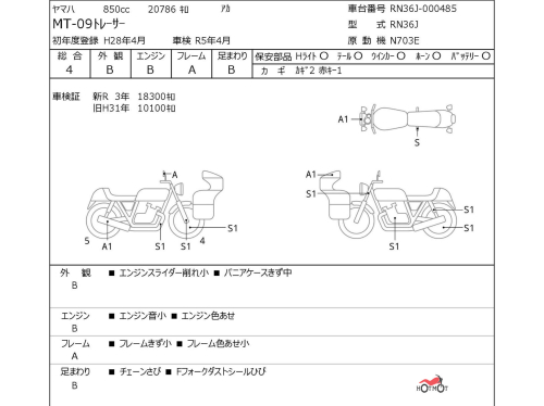 Мотоцикл YAMAHA MT-09 Tracer (FJ-09) 2015, Красный фото 11