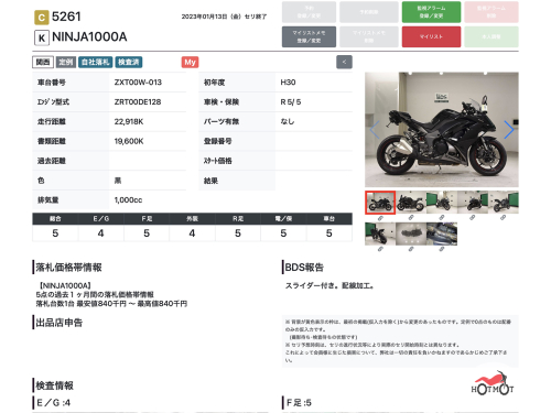 Мотоцикл KAWASAKI Z 1000SX 2019, Черный фото 13
