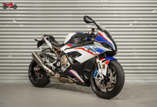 Мотоцикл BMW S 1000 RR 2022, белый, красный фото 4