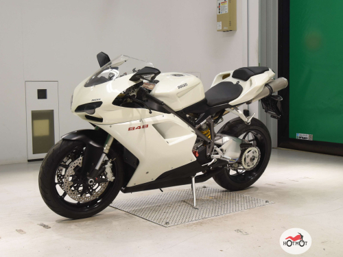 Мотоцикл DUCATI 848 2009, БЕЛЫЙ фото 4