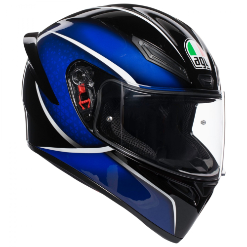 Шлем AGV K-1 MULTI Qualify Black/Blue фото 2