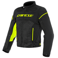 Куртка текстильная Dainese AIR FRAME D1 TEX JACKET Black/Black/Yellow-Fluo