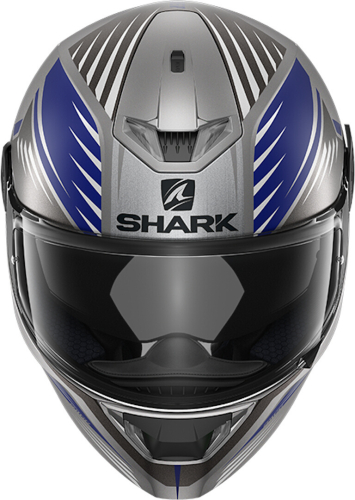 Шлем Shark SKWAL 2.2 HALLDER MAT Grey/Blue фото 2