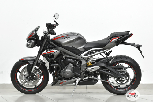 Мотоцикл TRIUMPH Street Triple R 2021, СЕРЫЙ фото 4