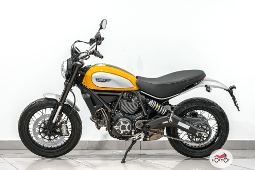 Мотоцикл DUCATI Scrambler 2015, Жёлтый фото 4