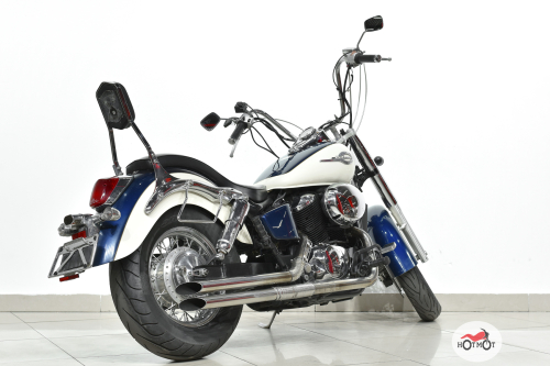 Мотоцикл HONDA SHADOW750 1999, белый, синий фото 7