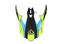 Козырёк Acerbis для шлема X-TRACK Light Blue/Fluo Yellow