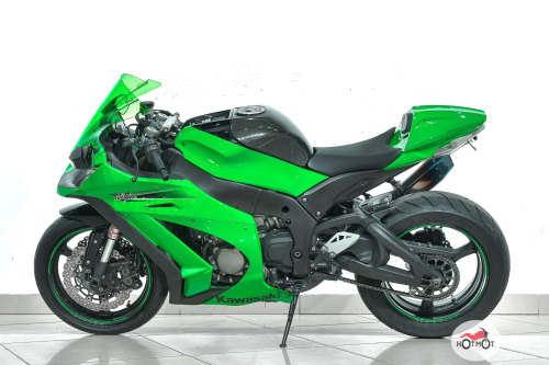 Мотоцикл KAWASAKI ZX-10 Ninja 2012, Зеленый фото 4