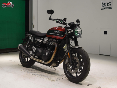 Мотоцикл Triumph Speed Twin 2019, КРАСНЫЙ фото 3