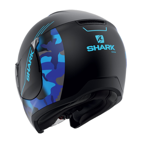 Шлем Shark CITYCRUISER GENOM MAT Black/Blue/Blue фото 2