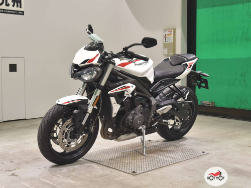 Мотоцикл TRIUMPH Street Triple 2020, БЕЛЫЙ фото 4