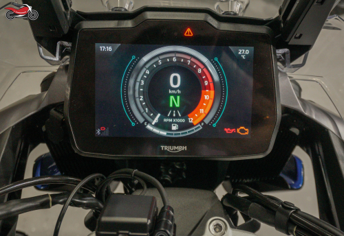 Мотоцикл Triumph Tiger 1200 2023, БЕЛЫЙ, СИНИЙ фото 11