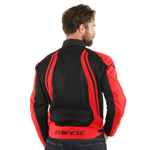 Куртка текстильная Dainese AIR CRONO 2 TEX JACKET Black/Lava-Red/Lava-Red фото 5