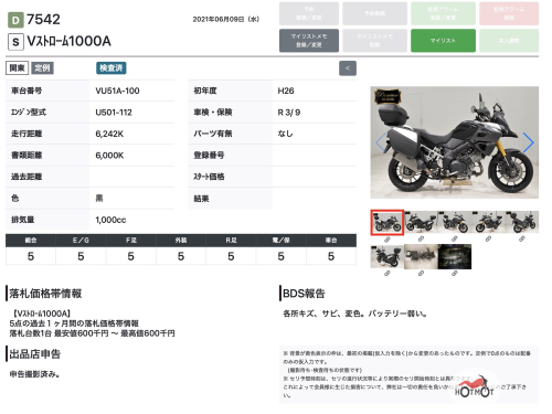 Мотоцикл SUZUKI V-Strom DL 1000 2015, Черный фото 14