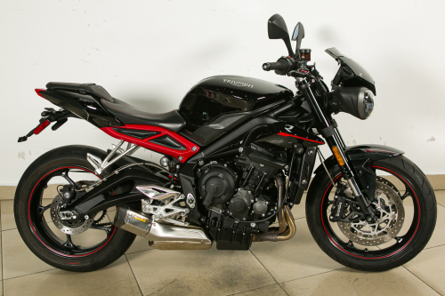 Мотоцикл TRIUMPH Street Triple 2019, черный фото 7