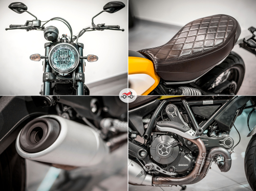 Мотоцикл DUCATI Scrambler 2015, Желтый фото 10