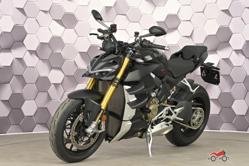Мотоцикл DUCATI Streetfighter V4 2021, черный фото 2