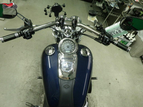 Мотоцикл Harley-Davidson Fat Bob 2012, СИНИЙ фото 8