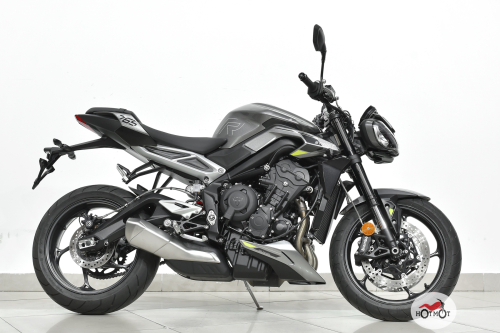 Мотоцикл TRIUMPH Street Triple R 2023, СЕРЫЙ фото 3