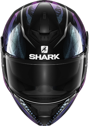 Шлем SHARK D-SKWAL 2 SHIGAN Black/Violet/Glitter фото 7