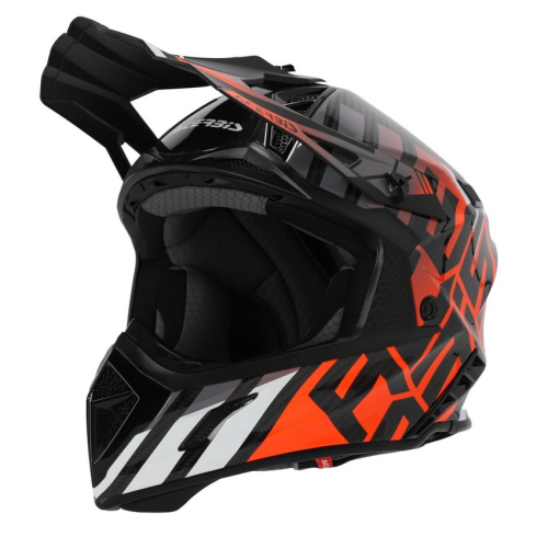 Шлем Acerbis STEEL CARBON 22-06 Black/Orange