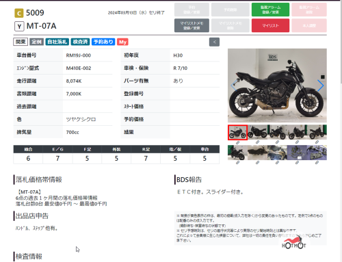 Мотоцикл YAMAHA MT-07 (FZ-07) 2018, Черный фото 16