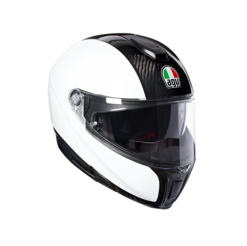 Шлем AGV SPORTMODULAR MONO Carbon/White
