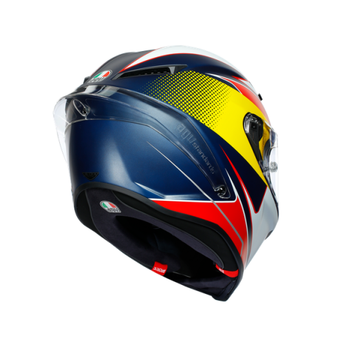 Шлем AGV CORSA R MULTI Supersport Blue/Red/Yellow фото 4