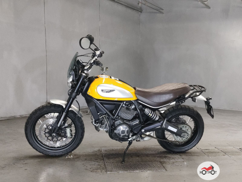 Мотоцикл DUCATI Scrambler 800 2015, желтый