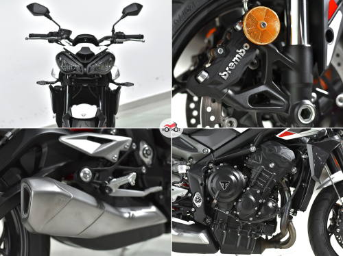 Мотоцикл TRIUMPH Street Triple 2024, Белый фото 10