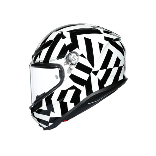 Шлем AGV K-6 MULTI Secret Black/White фото 3