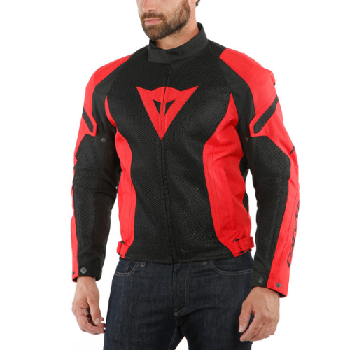 Куртка текстильная Dainese AIR CRONO 2 TEX JACKET Black/Lava-Red/Lava-Red фото 3