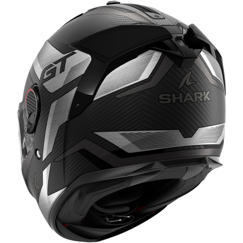 Шлем Shark SPARTAN GT PRO RITMO CARBON MAT Black/Silver/Chrome фото 2