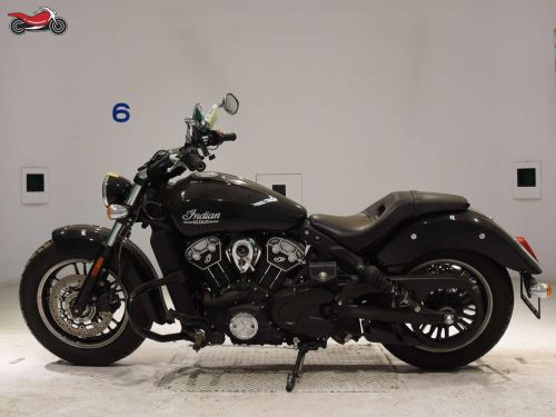 Мотоцикл Indian Scout 2021, ЧЕРНЫЙ фото 2
