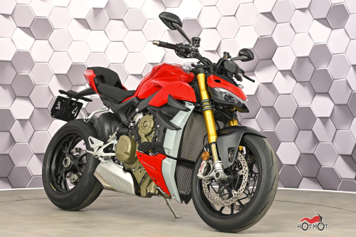 Мотоцикл DUCATI Streetfighter V4 2020, Красный