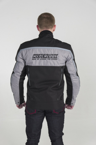 Куртка текстильная Hyperlook Stinger Черно-Серый фото 4