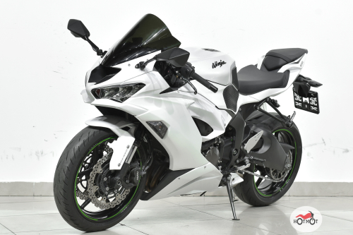 Мотоцикл KAWASAKI ZX-6 Ninja 2020, белый фото 2