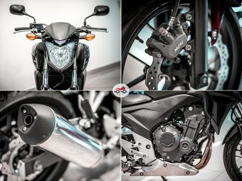 Мотоцикл HONDA CB 400F 2013, Черный фото 10