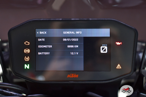 Мотоцикл KTM 890 Duke 2021, Черный фото 9